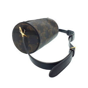 Celine Triomphe Canvas Cylinder Bag Shoulder